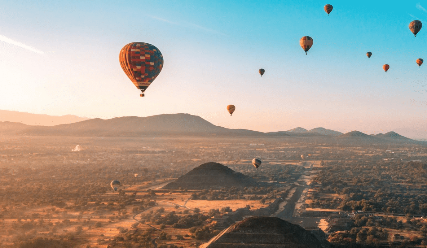Hot Air Balloon Teotihuacan Tour